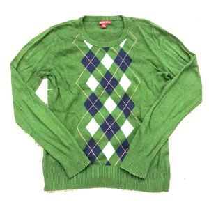 Merona argyle sweater